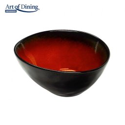 Vesela pentru masa si tacamuri BOL OVAL CERAMICA 16 CM , VULCANO