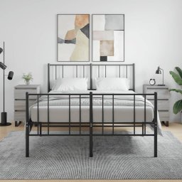 Noptiere, 2 buc., gri sonoma, 40x35x69 cm, lemn compozit GartenMobel Dekor
