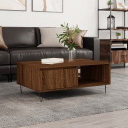 Masa de cafea, stejar maro, 90x60x35 cm, lemn compozit GartenMobel Dekor