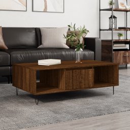 Masa de cafea, stejar maro, 104x60x35 cm, lemn compozit GartenMobel Dekor