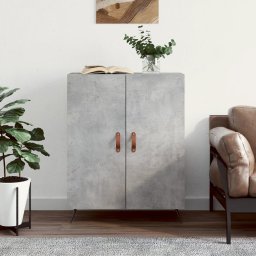 Servanta, gri beton, 69,5x34x90 cm, lemn compozit GartenMobel Dekor