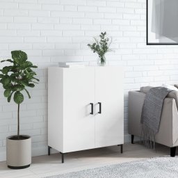 Servanta, alb extralucios, 69,5x34x90 cm, lemn compozit GartenMobel Dekor