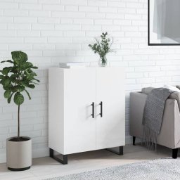 Servanta, alb extralucios, 69,5x34x90 cm, lemn compozit GartenMobel Dekor