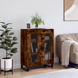 Servanta, stejar fumuriu, 69,5x34x90 cm, lemn compozit GartenMobel Dekor