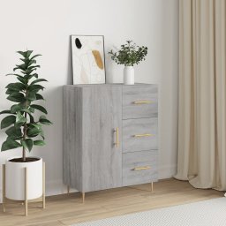 Servanta, gri sonoma, 69,5x34x90 cm, lemn compozit GartenMobel Dekor