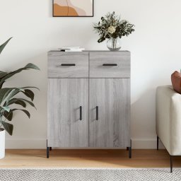 Servanta, gri sonoma, 69,5x34x90 cm, lemn compozit GartenMobel Dekor