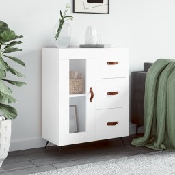 Servanta, alb, 69,5x34x90 cm, lemn compozit GartenMobel Dekor