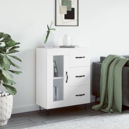 Servanta, alb, 69,5x34x90 cm, lemn compozit GartenMobel Dekor