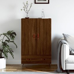 Dulap înalt, stejar maro, 69,5x31x115 cm, lemn prelucrat GartenMobel Dekor