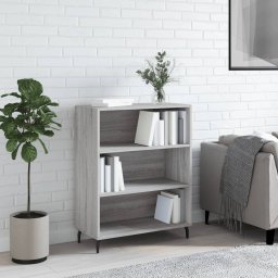 Dulap cu rafturi, gri sonoma, 69,5x32,5x90 cm, lemn compozit GartenMobel Dekor