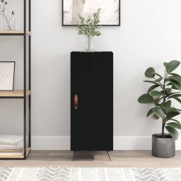 Servanta, negru, 34,5x34x90 cm, lemn compozit GartenMobel Dekor