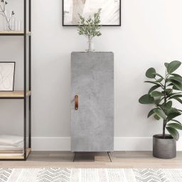Servanta, gri beton, 34,5x34x90 cm, lemn compozit GartenMobel Dekor