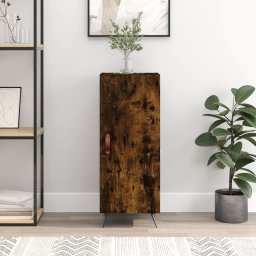 Servanta, stejar fumuriu, 34,5x34x90 cm, lemn compozit GartenMobel Dekor