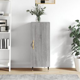 Servanta, gri sonoma, 34,5x34x90 cm, lemn compozit GartenMobel Dekor