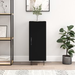 Servanta, negru, 34,5x34x90 cm, lemn compozit GartenMobel Dekor