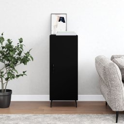 Servanta, negru, 34,5x34x90 cm, lemn compozit GartenMobel Dekor