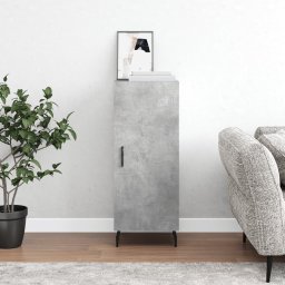 Servanta, gri beton, 34,5x34x90 cm, lemn compozit GartenMobel Dekor
