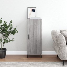 Servanta, gri sonoma, 34,5x34x90 cm, lemn compozit GartenMobel Dekor