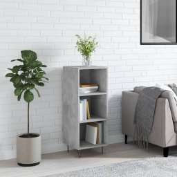 Servanta, gri beton, 34,5x32,5x90 cm, lemn prelucrat GartenMobel Dekor