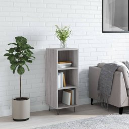 Servanta, gri sonoma, 34,5x32,5x90 cm, lemn compozit GartenMobel Dekor