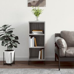Servanta, gri sonoma, 34,5x32,5x90 cm, lemn compozit GartenMobel Dekor