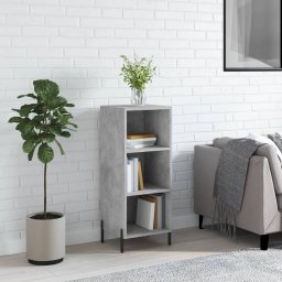 Servanta, gri beton, 34,5x32,5x90 cm, lemn prelucrat GartenMobel Dekor