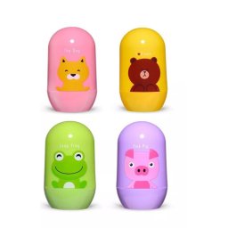 Set 4 piese pentru ingrijirea unghiilor bebelusului Drool (Model: Urs Galben)