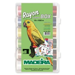 Smartbox 18 papiote ata de brodat Rayon No.40 Madeira 8043