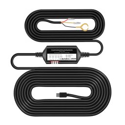 Kit cablu alimentare si monitorizare miscare pentru AZDOME JYX05, 12 24V To 5V 2.5A USB-C