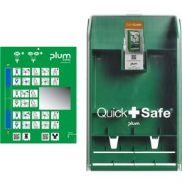 Trusa sanitara de prim ajutor, fixa, QuickSafe, neechipata, Plum