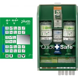 Trusa sanitara de prim ajutor, fixa, QuickSafe Basic, Plum
