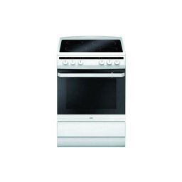 Aragaz Amica, 618CE3.333HQ W, Alb, 10 functii, vitroceramic, electric, 60 cm latime, 65L, extrudat