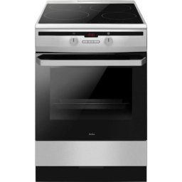 Aragaz Amica, 6118IE2.376HTaDp Xx, electric, inductie, 60 cm, 77L, Inox/Negru