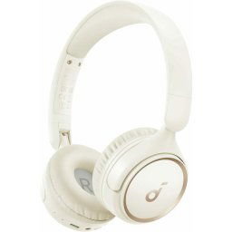 Casti Wireless On-Ear Anker Soundcore H30i, Design Pliabil, Pure Bass, Bluetooth 5.3 Alb