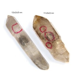 Cuart Tibetan Dublu Terminatie Enhydro Cristal Natural Brut - ( XXL ) - 1 Buc