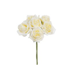 Buchet 6 trandafiri spuma color pentru aranjamente florale