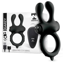 Tardenoche Earzy Vibrating Cockring with Remote Control Black