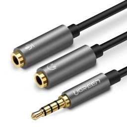 Accesorii Audio Hi-Fi Adaptor Audio 3.5mm - 2 x 3.5mm AV141, 0.2m, Gri