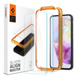 Folie pentru Samsung Galaxy A35 5G (set 2) - Spigen Glas.TR Align Master - Clear