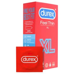 Durex Feel Thin XL - senzație autentică prezervative (10buc)