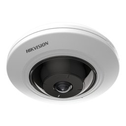 Smart Event, Fish Eye - Camera IP, 5MP, lentila 1.05mm, IR8m, Mic., Alarm, PoE - HIKVISION DS-2CD2955G0-ISU-1.05mm