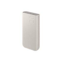 Baterie externa 3 x USB Type C, 20000 mAh, 45W, Bej