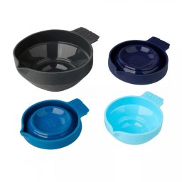 Set 4 recipiente pliabile pentru masurat Tasty 678407, 4 marimi, Silicon, Multicolor