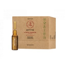 Lotiune tratament anti-cadere, Kemon Actyva P Factor Intensive, 12 x 6 ml
