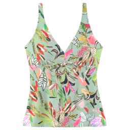 s.Oliver Costum de baie Tankini 'Herbst' oliv / roz / sângeriu / negru