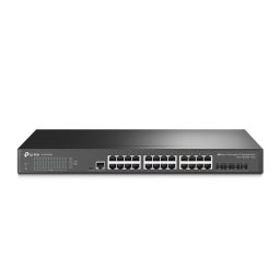 Switch JetStream cu management | 4× Porturi Gigabit L2+ si 4× Sloturi 10GE SFP+, TP-LINK TL-SG3428X