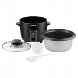 Oala de orez Inox, 0.6 l, Negru