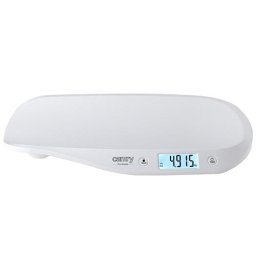 Cantar corporal bebe Cantar pentru bebelusi CR 8185, 20kg, functie automata HOLD, Alb