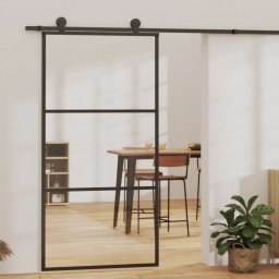 Usa glisanta cu set feronerie, 102x205 cm, sticla ESG/aluminiu GartenMobel Dekor