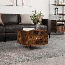 Masuta de cafea, stejar fumuriu, 50x50x40 cm, lemn prelucrat GartenMobel Dekor